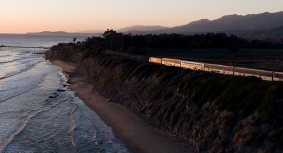 Amtrak Pacific Surfliner Continues to Provide Train Service for Essential Travel Only with modified schedules and increased safety measures in place along the Los Angeles - San Diego - San Luis Obispo Rail Corridor